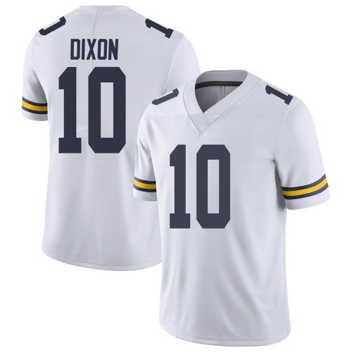 Cristian Dixon Michigan Wolverines Youth NCAA #10 White Limited Brand Jordan College Stitched Football Jersey EBH0054RE